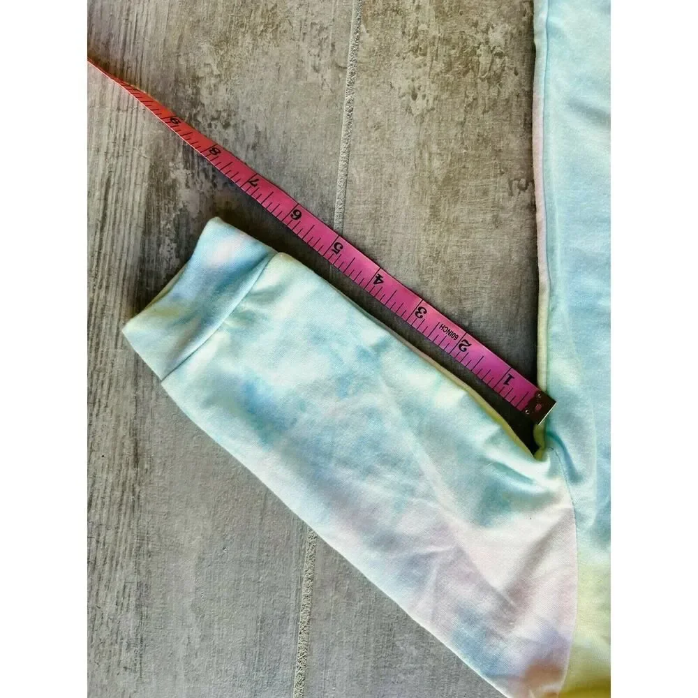 Los Angeles Boutique Tie Dye One Piece Outfit Jumpsuit Romper Boho Cute Hood 24M